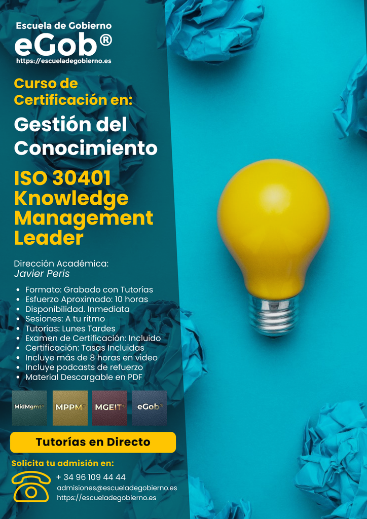 ISO 30401 Knowledge Management Leader